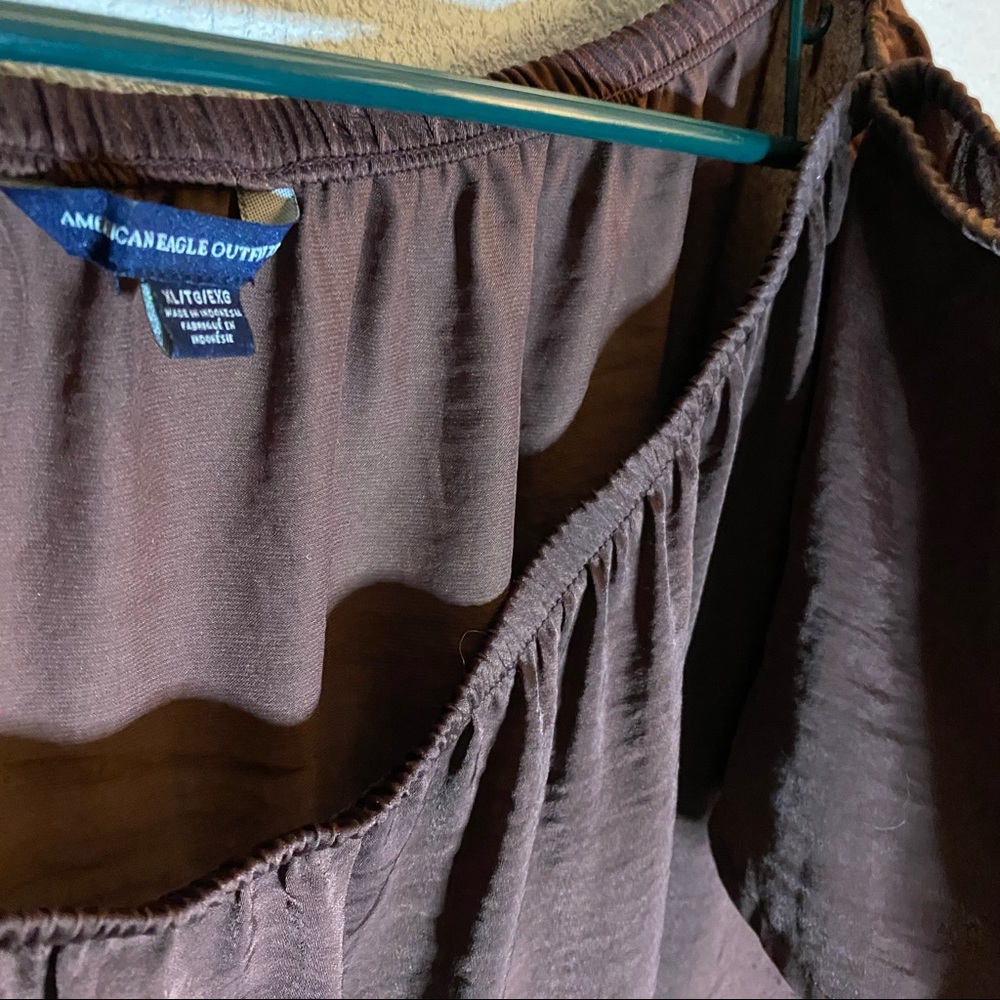 American eagle off the shoulder blouse, xl